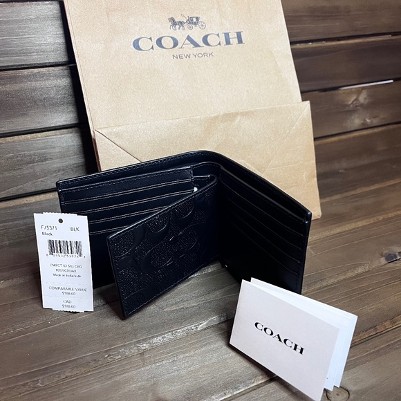 Mens, Wallet, Coach - Picture 2 of 3